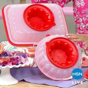 Tupperware Multi-Layer and Round Jel Party Molds Set  NEW